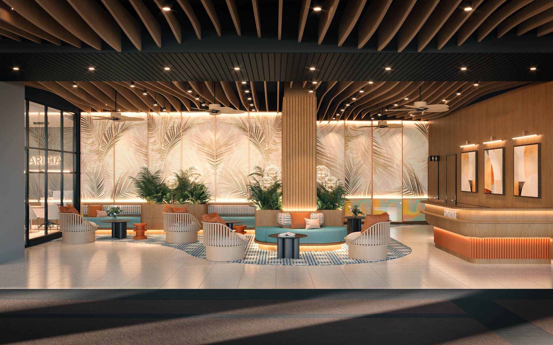 Aricia Residences arrival lounge