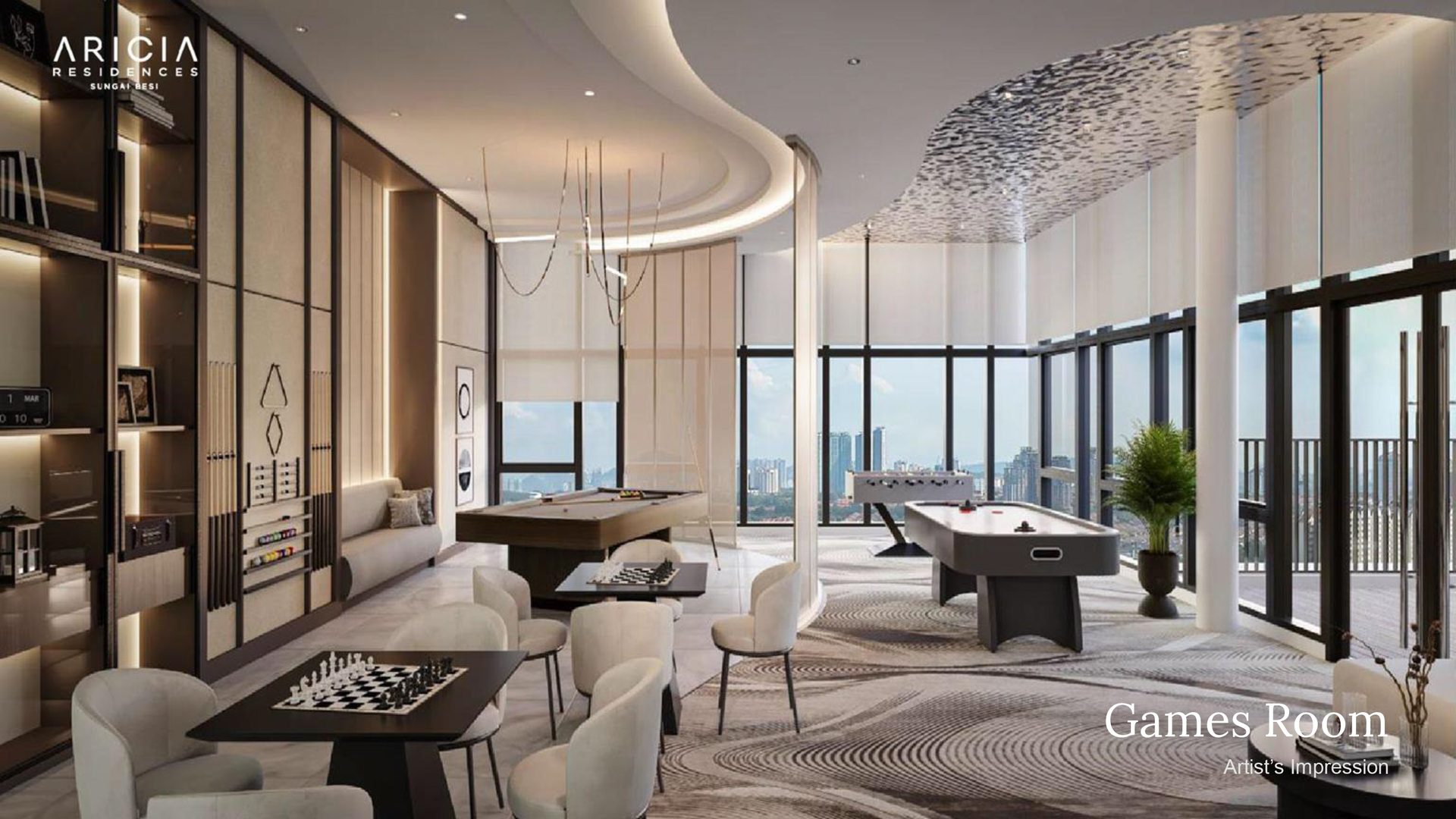 Aricia Residences games room