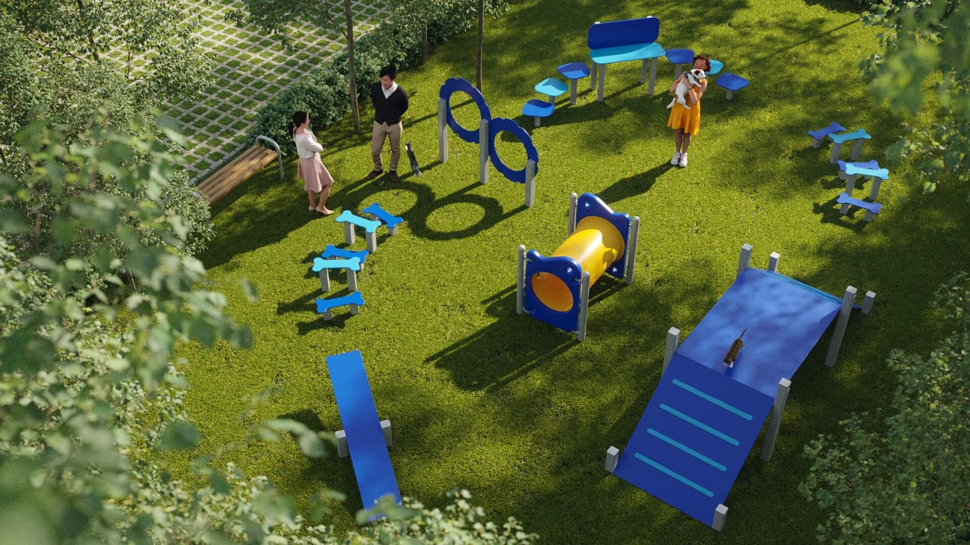 Aricia Residences pet play zone